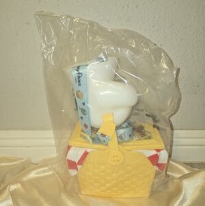 Disney Parks Runaway Railway Picnic Basket Popcorn Bucket w/ Strap NEW SEALED